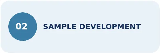 Sample development